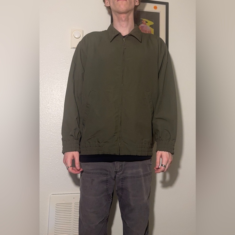 Callaway Golf Men's Olive Green Zip-Up Jacket